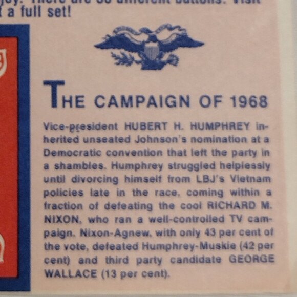 Hats Off To The Past - The Campaign of 1968 - Picture 4 of 5